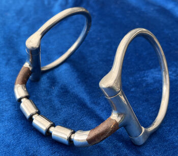 Original Myler D-Ring Snaffle Bit Western Triple Barrel (Level 2), Mylers D-Ring Snaffle Western Triple Barrel, Sonja, Bridles & Headstalls, Ratingen 