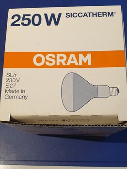 Osram Siccatherm 250W Infrarot Wärmelampen, Osram Siccatherm 250W Infrarot Wärmelampen, Karin, Tack Room & Stable Supplies, Waldkirchen