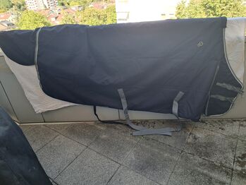 Outdoordecke, 165cm, 300g, 1000 Denier, navy, Fouganza Fouganza