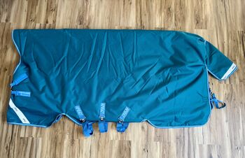 Pferdedecke AMIGO BRAVO 12 TURNOUT 400G, 155cm, neuwertig, Horseware Amigo AMIGO BRAVO 12 TURNOUT WUG HEAVY 400G, Natalie, Horse Blankets, Sheets & Coolers, Holzgerlingen