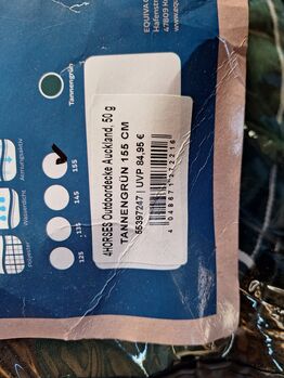 Pferdedecke zu verkaufen 4Horses Auckland Outdoordecke  mit 50g