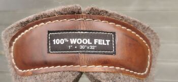 Equine Pad 100% Wool Felt 30" x 32", 1" Equine Pad