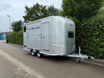 Pferdetransporter 2-Pferdeanhänger mit Seitenrampe und Wohnung Trailer Living Dusche, Dickenherr Dickenherr, Gerhard Strobel (Dickenherr Trucks und Trailers), Horse Trailers, Baden-Württemberg - Unterschneidheim
