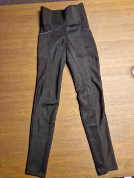 Reitlegging HKM HKM Damen Reitleggings Silikon Vollbesatz MESH STYLE