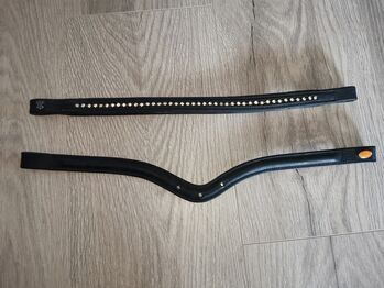 Stirnriemen 2 Stück schwarz Strass, V. Behren , Browbands, Weyhe