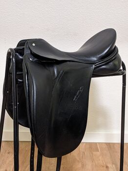 Passier ABS Dressursattel 17,5 Zoll gegen Vorrutschen schwarz, Passier ABS, Line Backsen, Dressage Saddle, Hamburg