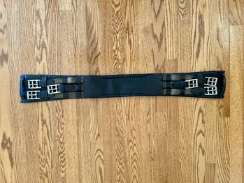 Passier Black Leather 3 Buckle/Billet Dressage Girth Size 30, Passier , Stephanie, Girths & Cinches, Edmonton 