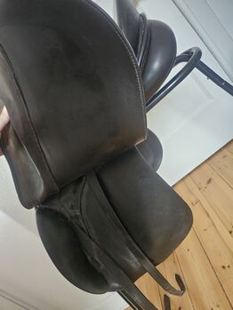 Passier Corona II 2 Zwei 17" Zoll doubliert schwarz Dressursattel Passier & Sohn Corona II