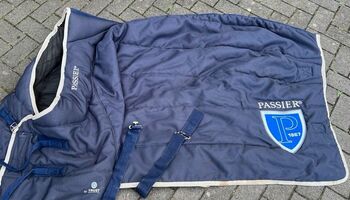 Passier Stalldecke 400g Trust-System mit Widerristpolster 160cm blau Passier