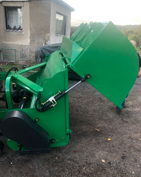 Weidepflege mit Schlegelmulcher mit Auffangwanne GEO FLP 180