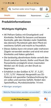 Pelhem 13,5 Riding Sports Pelhem