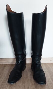 Lederreitstiefel Petri Größe 41 (Höhe 48cm, Weite 38cm) Petri