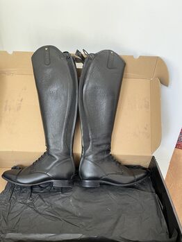 Petrie Damen-Reitstiefel genarbtes Leder, Petrie mila black, Annette aus Mülheim , Reitstiefel, Mülheim 