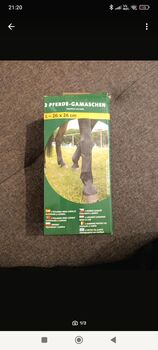 Pferde Gamaschen ungenutzt