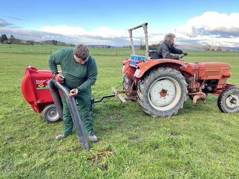 Pferdeäpfel-Sauger für Paddock, Stall und Weide Rampelmann & Spielthoff Paddock cleaner 