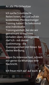 Pferdeanhänger-Training, Milena, Sonstiges, Sindelfingen