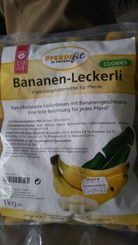 Pferdeleckerlis mit Bananengeschmack, Pferdefit, Pascal , Pferdefutter, Bremen
