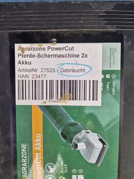 Pferdeschermaschiene ohne kabel