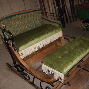 Pferdeschlitten Kutsche Schlitten Antik Deko Historisch Schlitten