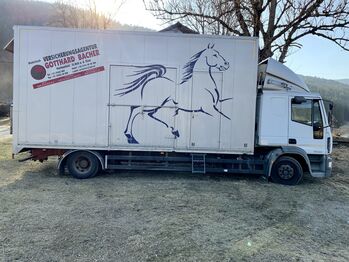 Pferdetransporter für 5 Pferde mit Wohnkabine und Heulager, IVECO EuroCargo, Ines Borth, Pferdeanhänger, Glödnitz 