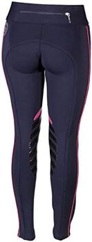 PFIFF Reitleggings Larissa, Grip-Kniebesatz Damen Größe 46, Reit-Leggings, Una (Horse-design), Breeches & Jodhpurs, Rot am See