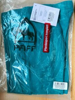 PFIFF Kinder-Reitleggings mit Stoffbesatz Gr. 158 Farbe türkis, Reit-Leggings, Una (Horse-design), Children's Breeches & Jodhpurs, Rot am See