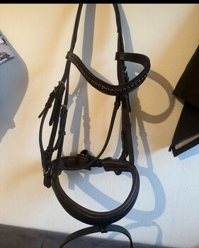 PFIFF schwedisch kombinierte Trense WB schwarz, braun unterlegt, Pfiff, Jenny, Bridles & Headstalls, Odenthal