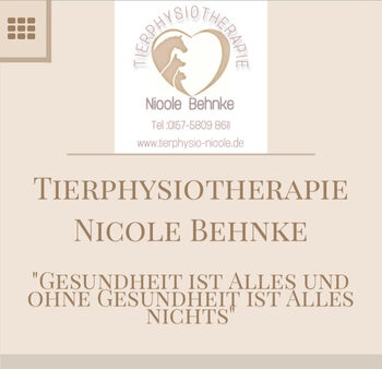 Physiotherapie (Berlin/Brandenburg), Physiotherapie , Nicole Behnke  (Tierphysiotherapie Nicole), Therapie & Behandlung, Falkensee 