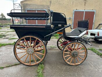 Schöne Wagonette, Geraldine Wiedemann, Powozy konne, Leubsdorf
