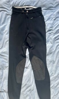 Pikeur Knee Patch Breeches Black, Pikeur, Stephanie, Breeches & Jodhpurs, Edmonton 