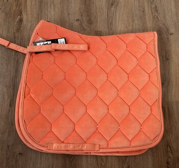 Eskadron Schabracke velvet crystal softpeach orange wb Dressur dl neu, Eskadron , Pferd , Czapraki, Velbert