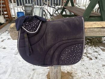 HKM Schabracke+Fliegenhaube/dunkelblau,glitzer/VS,Cob, HKM, bonny, Czapraki, Greifswald