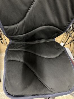 HKM Lauria Garelli Schabracke Navy Silber Lauria Garelli