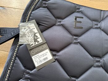 ESKADRON Dressur Schabracke mattgloss blau silber ** NEU ** Eskadron