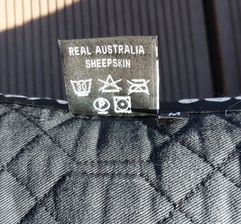 Sattelkissen Sattelpad Lammfell, WB Engel