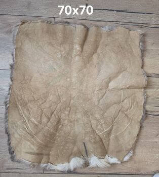 Rehntierfell Schabracke Sattelunterlage 70x70
