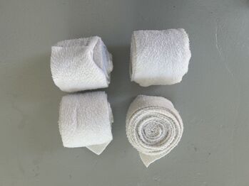 Polo Wraps- White Set of 4