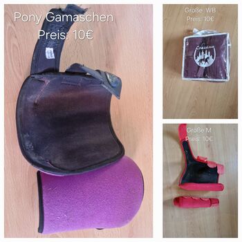 Pony Gamaschen, Gamaschen Größe M und Bandagen