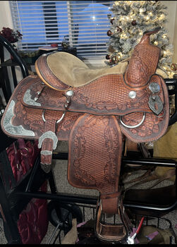 Pony saddle., Alamo Equitation, Nikki, Western Saddle, Linden