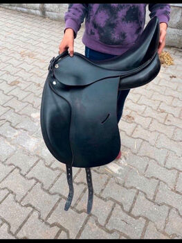 Ponysattel Dressursattel Sattel schwarz Busse Basel 16 Zoll Busse Basel