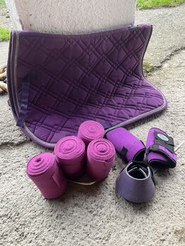 Pony Set lila, Susanne , Dressage Pads, Ellmau 