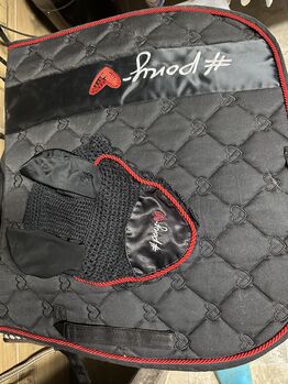 Ponylove USG Lia und Alfi Set schwarz-rot, TM, Schabracken, Hamm