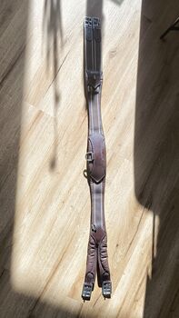 Sattelgurt lang 120 cm Leder braun Cama, Cama, Frieda Hammes , Popręgi, Gau-Bischofsheim