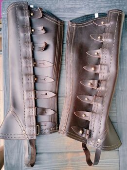 Portugiesische Lederchaps Aus Portugal 