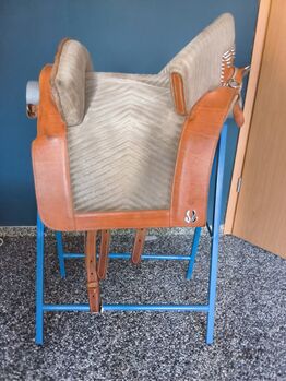 Portugisischer Sattel Nachbau Goucha von Simoes 44, Simoes Nachbau Goucha, Kira, Baroque Saddle, Dietzenbach 