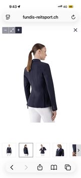 Fast neues Equiline Jackett in Navy zu verkaufen Equiline  Equiline Damen Turniersakko  „Gait X-Cool Evo“