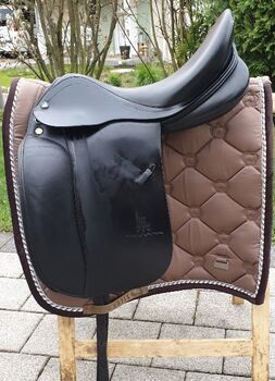 Prestige Dressursattel "Modena" 18"zu verkaufen, Prestige Modena, Angelika Goppert, Dressage Saddle, LiTZENDORF