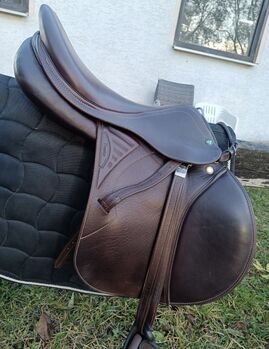 Prestige springsattel Versailles Tobacco, Prestige  Versailles , Katja Kunnitz , Jumping Saddle, Ffm 