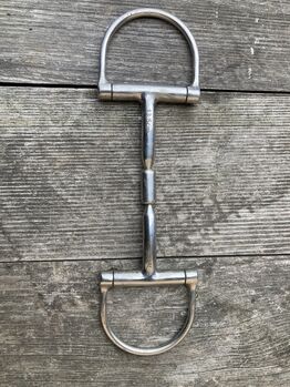 Pro Cheval D-Ring Gebiß, 13,5 cm, 11 mm, Pro Cheval D-Ring, einfach gebrochen, Kupfereinlagerungen, Andrea, Horse Bits, Sasbach