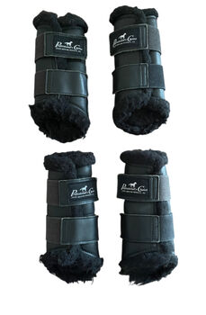 Prof. Choice Ledergamaschen mit Fell, Glam Bridle, Tendon Boots, Gottshaus 